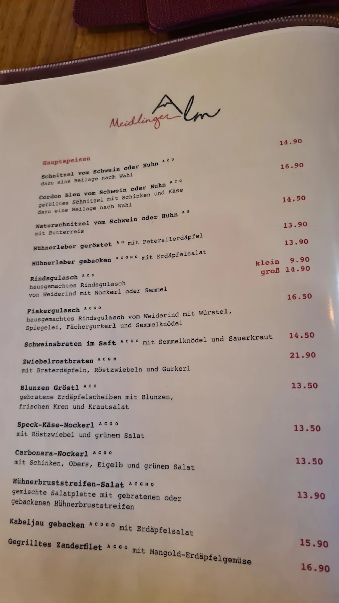 Speisekarte photo 5