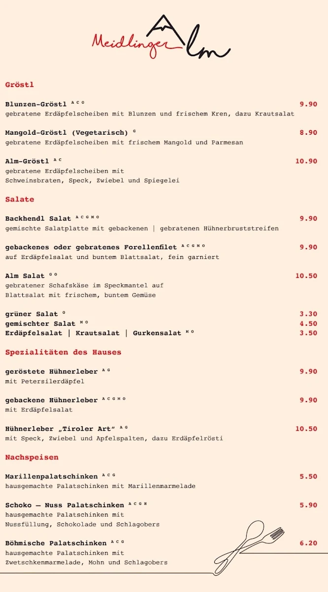 Speisekarte photo 6