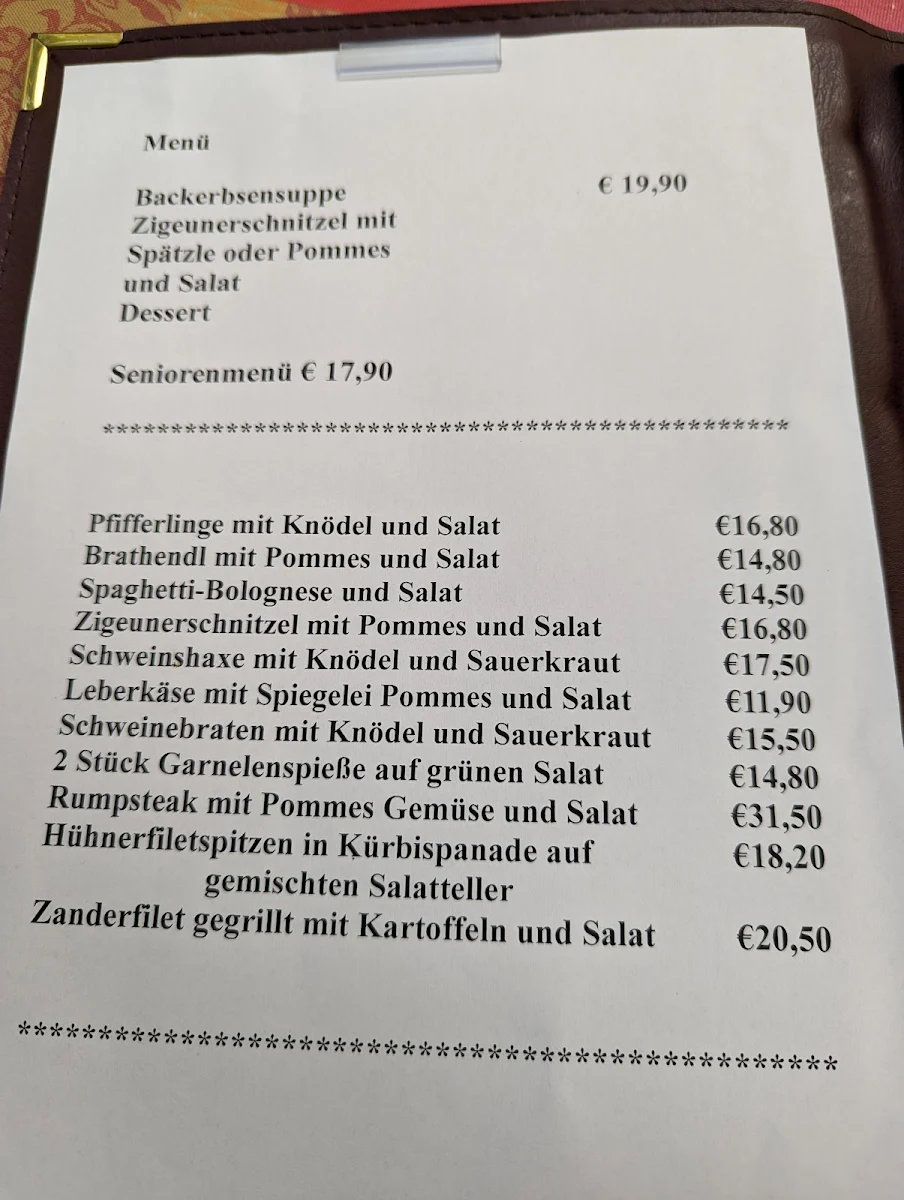 Speisekarte photo 5