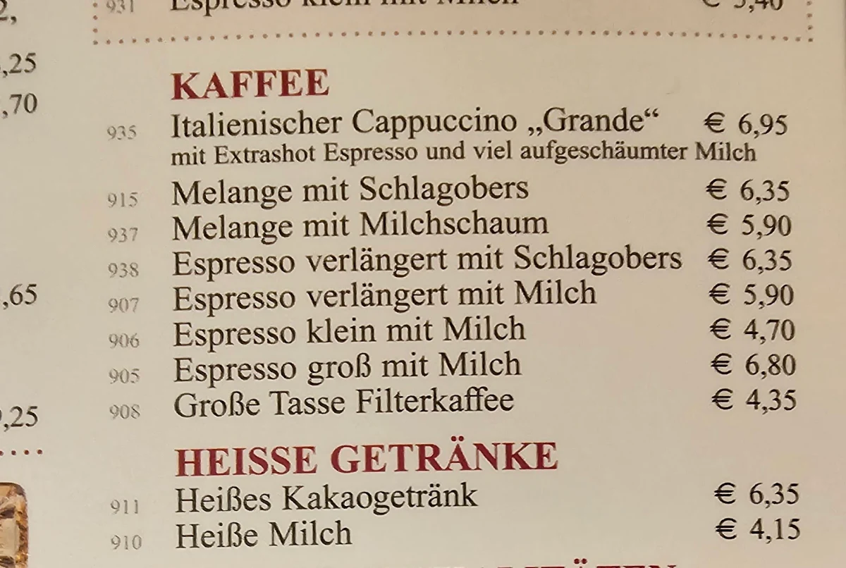 Speisekarte photo 8