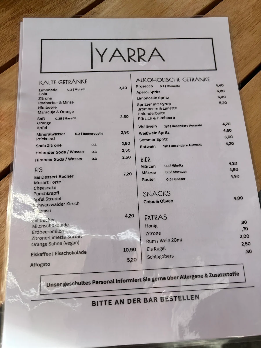 Speisekarte photo 2