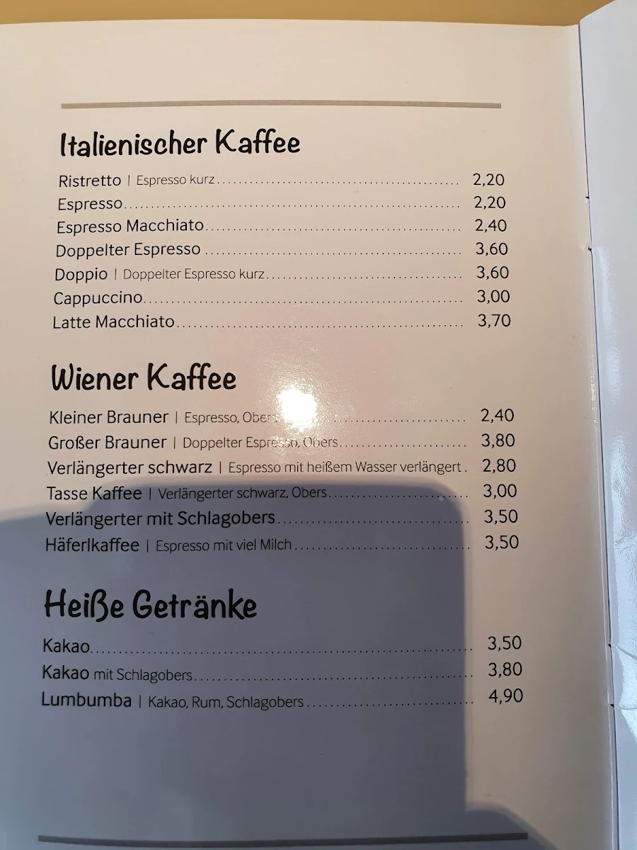 Speisekarte photo 2