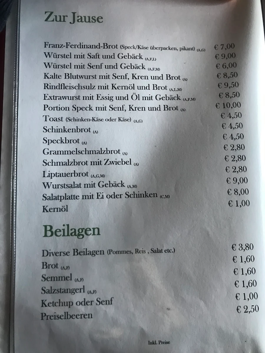 Speisekarte photo 7