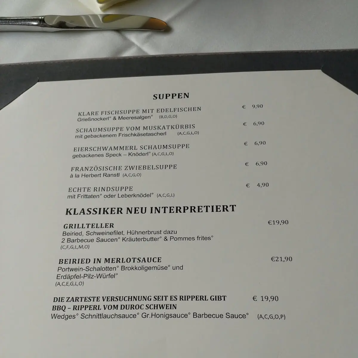 Speisekarte photo 3