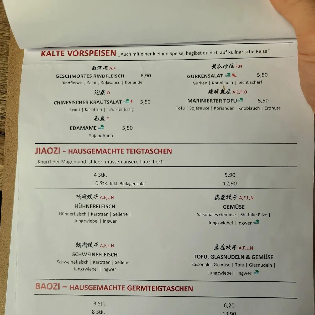 Speisekarte photo 8