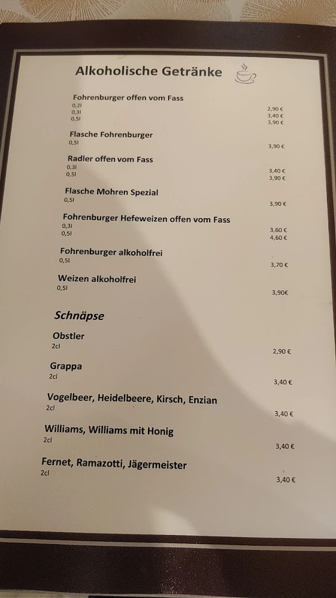 Speisekarte photo 2