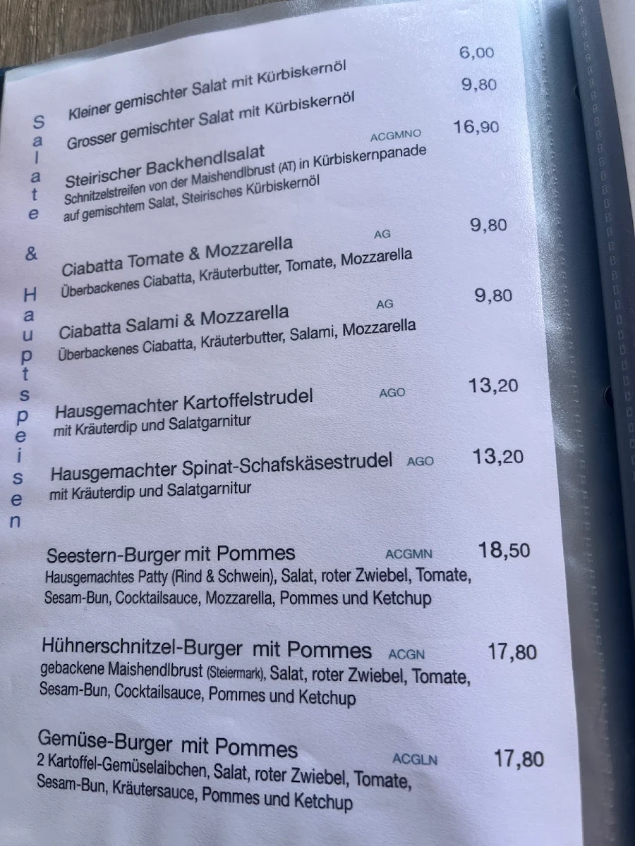 Speisekarte photo 2