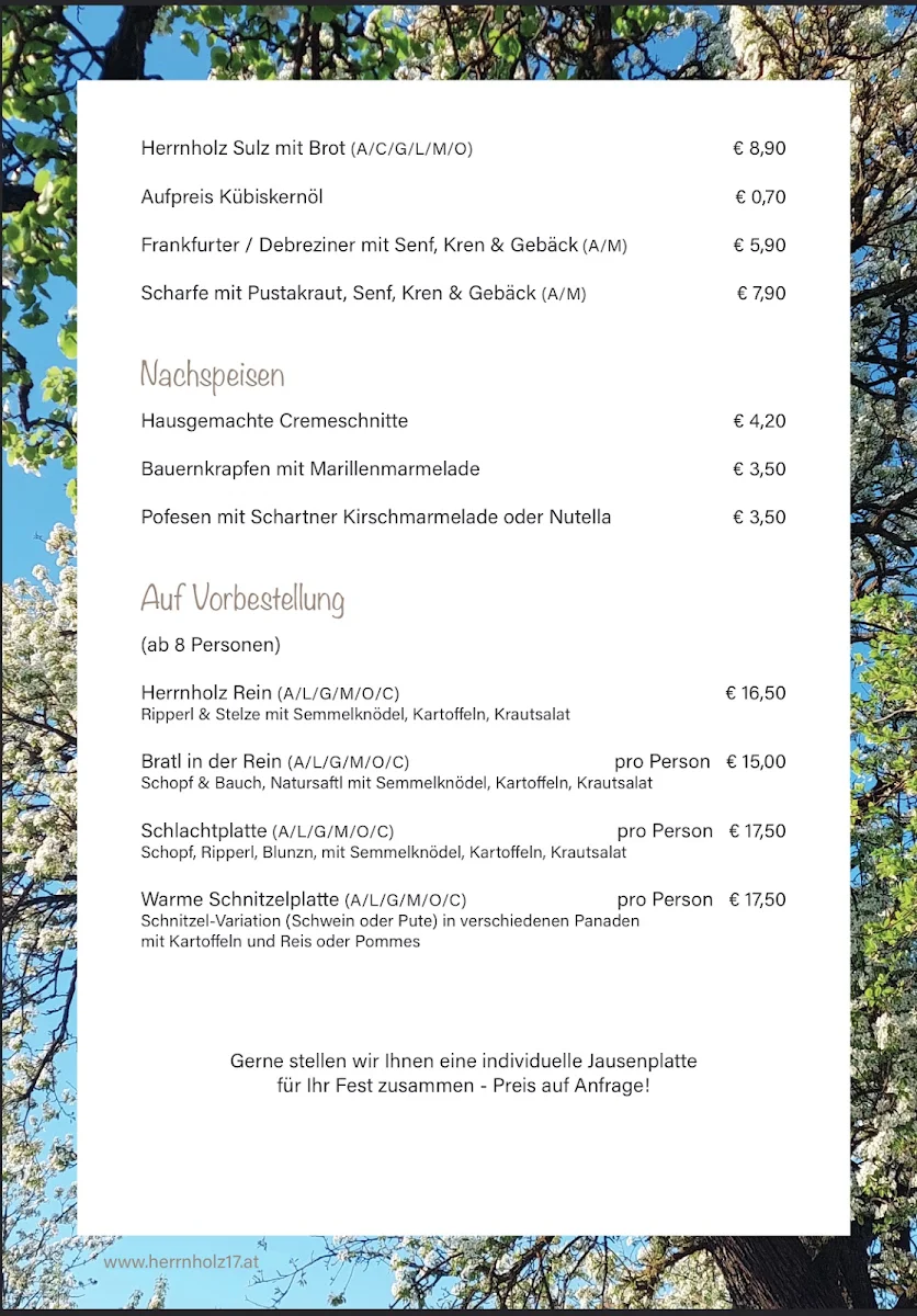 Speisekarte photo 1