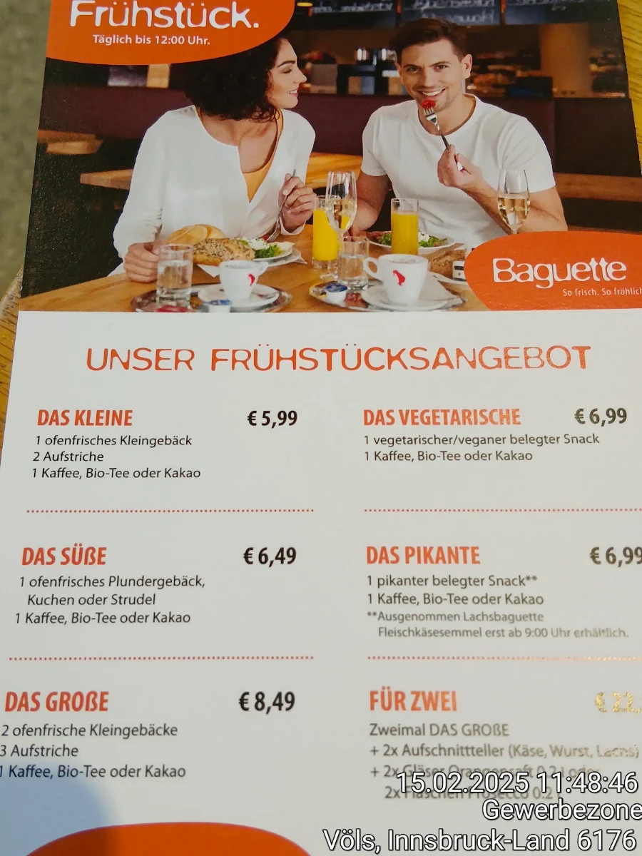 Speisekarte photo 1