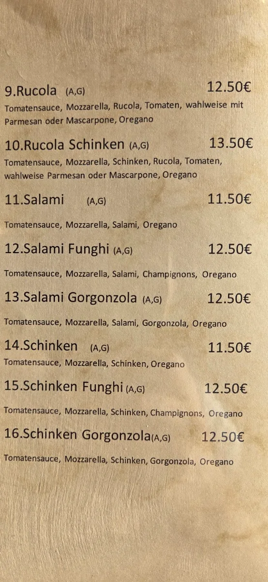 Speisekarte photo 2