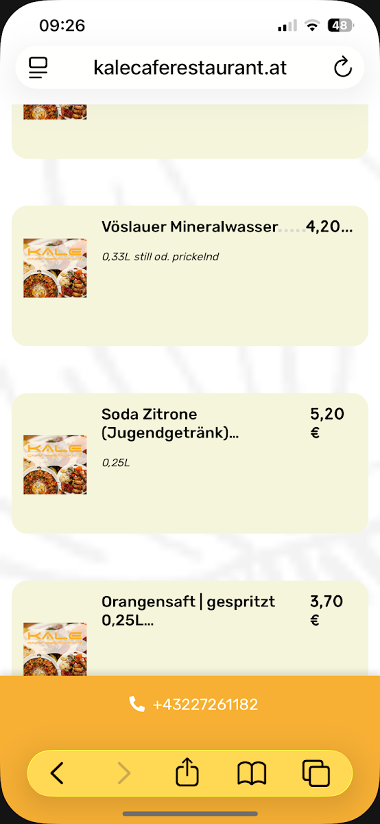 Speisekarte photo 2
