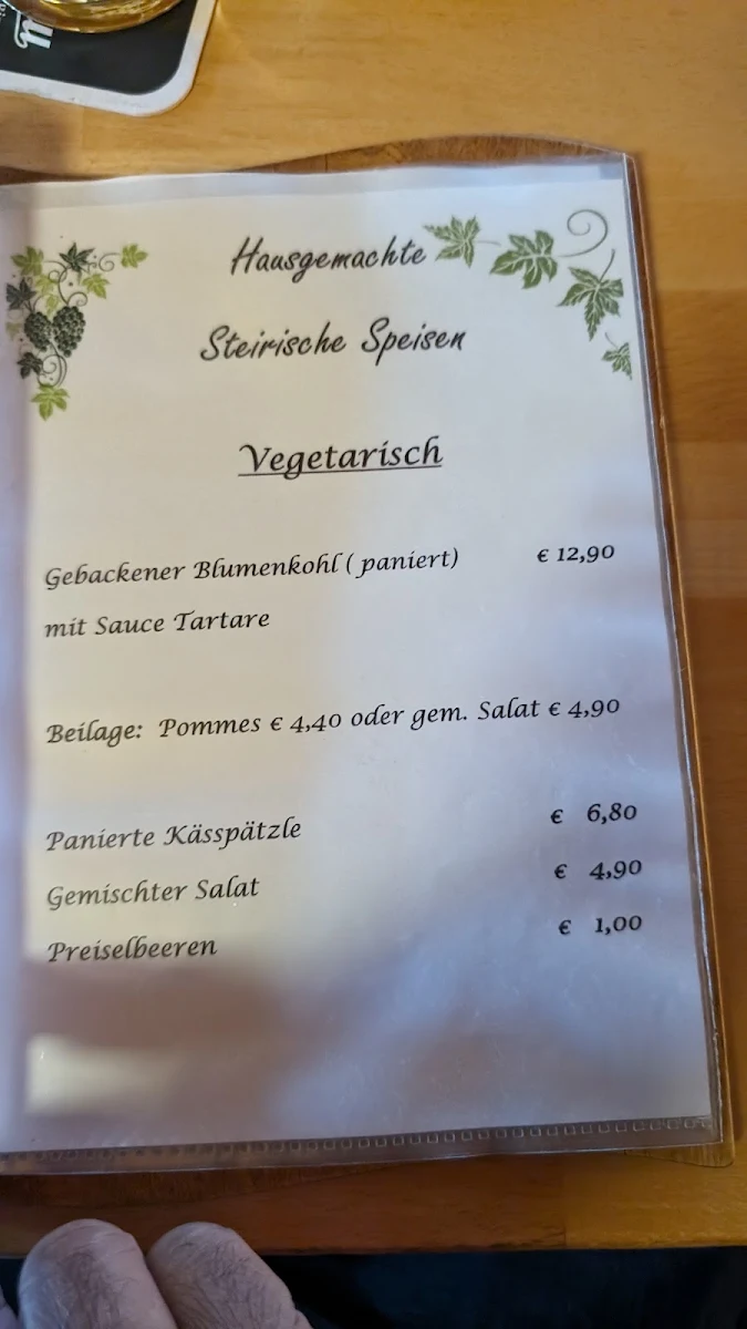 Speisekarte photo 5