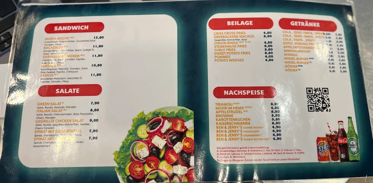 Speisekarte photo 2
