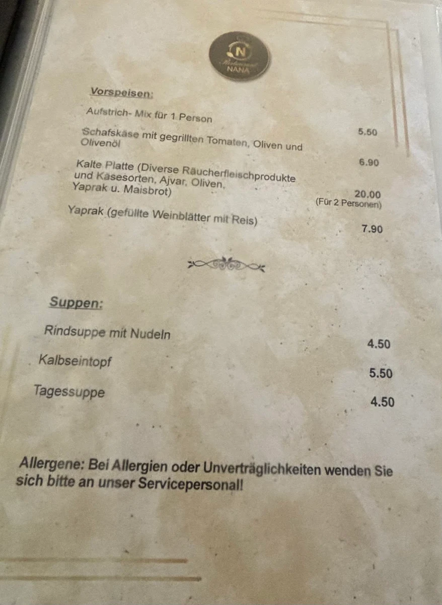 Speisekarte photo 10
