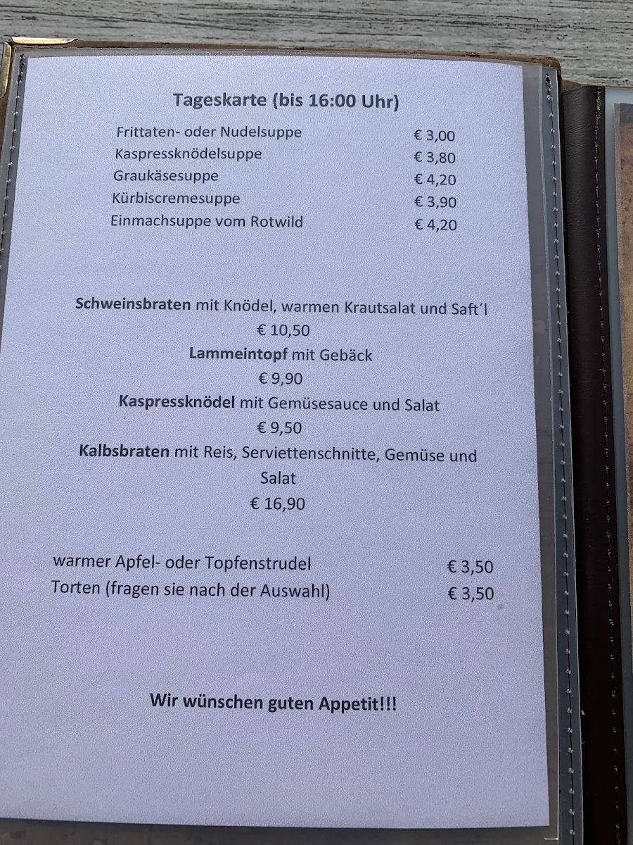 Speisekarte photo 2