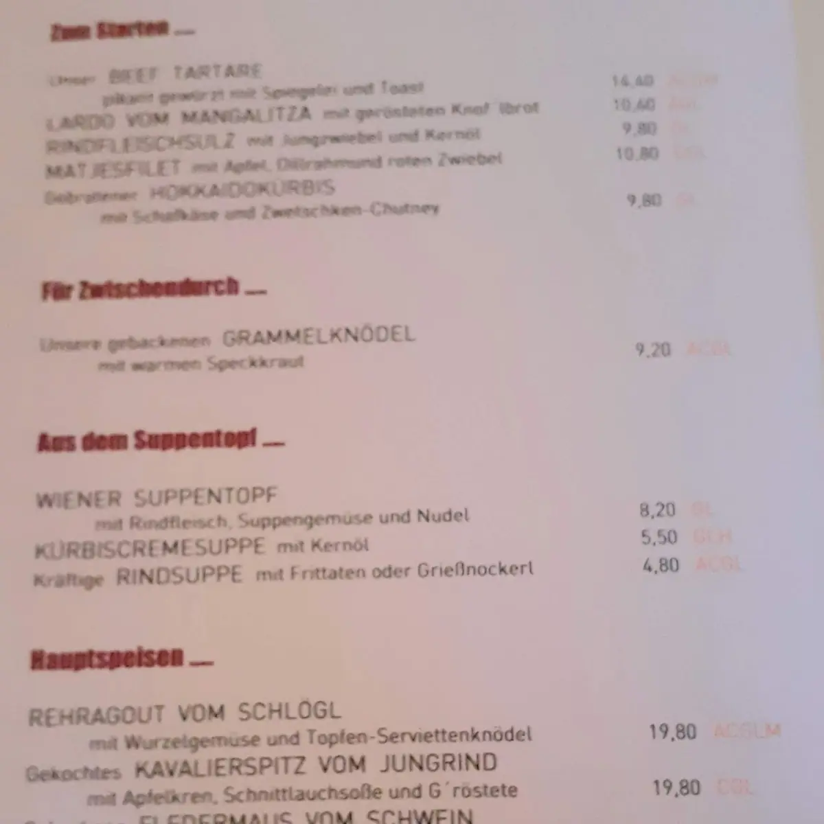 Speisekarte photo 10