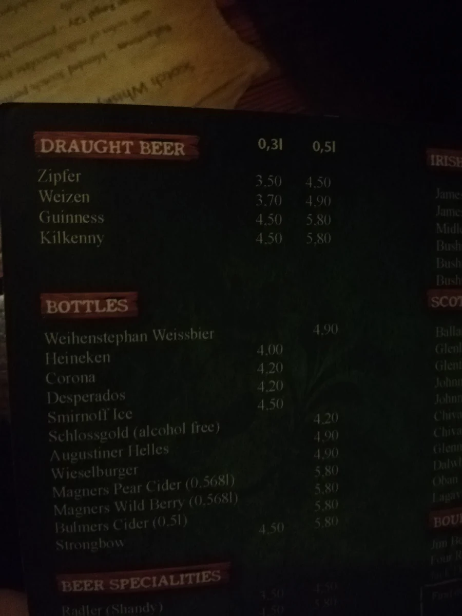 Speisekarte photo 5