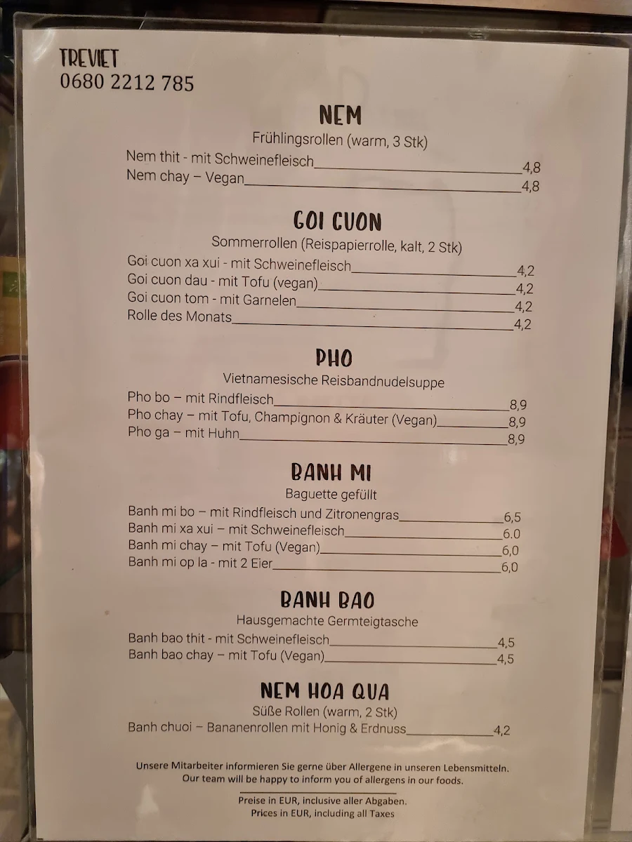 Speisekarte photo 1