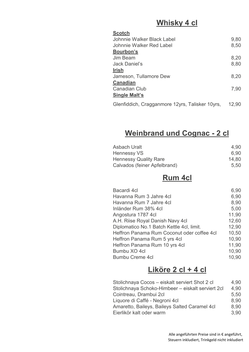 Speisekarte photo 8