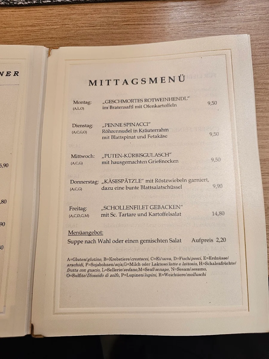 Speisekarte photo 5