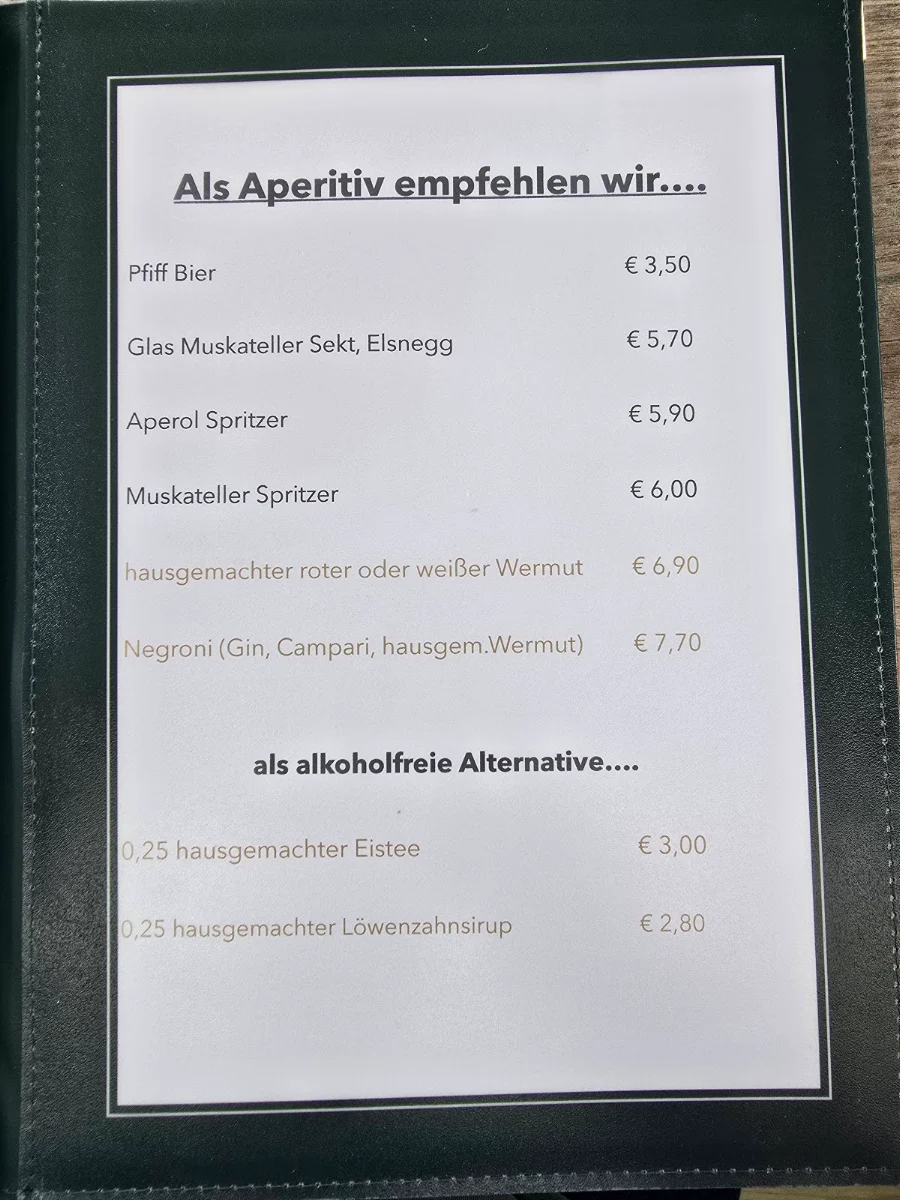 Speisekarte photo 1