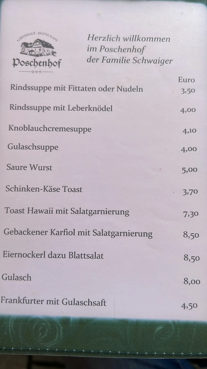 Speisekarte photo 1