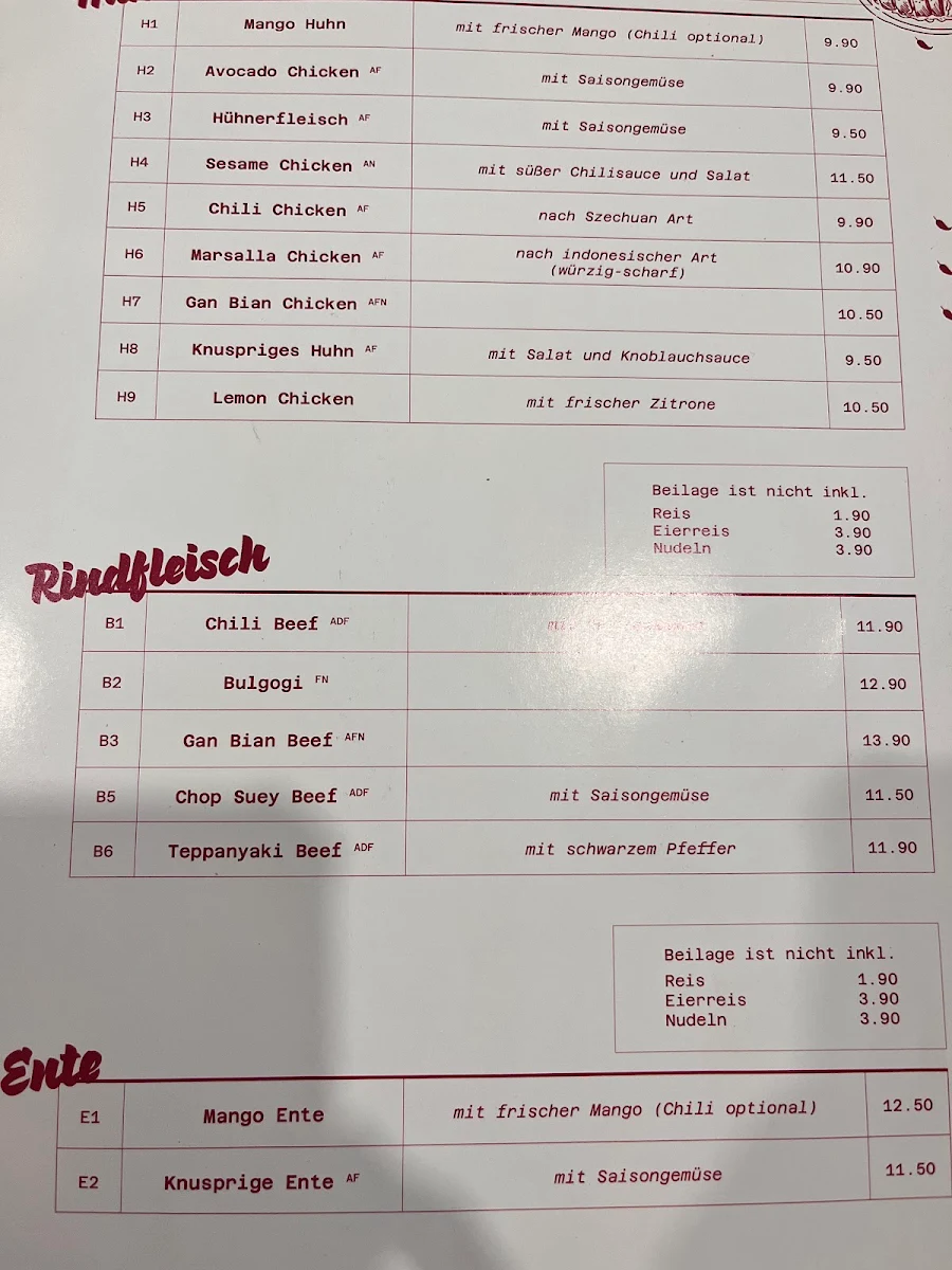 Speisekarte photo 6