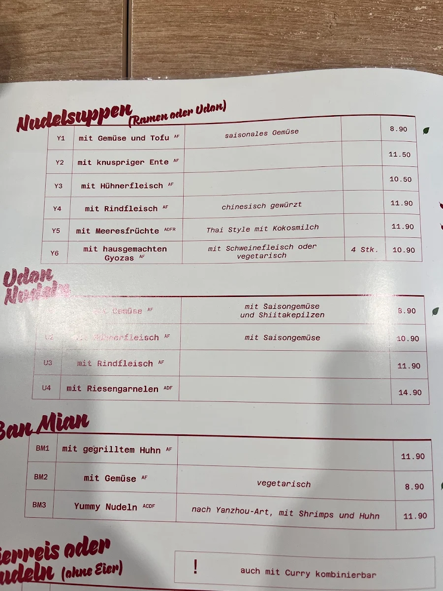 Speisekarte photo 8