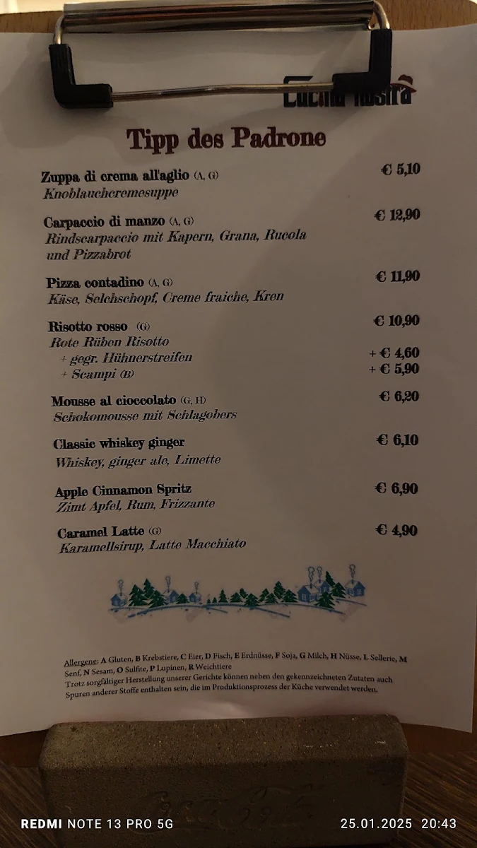 Speisekarte photo 3