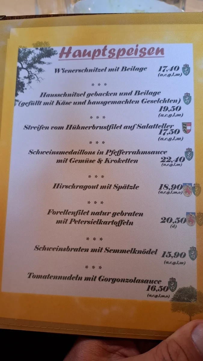 Speisekarte photo 1