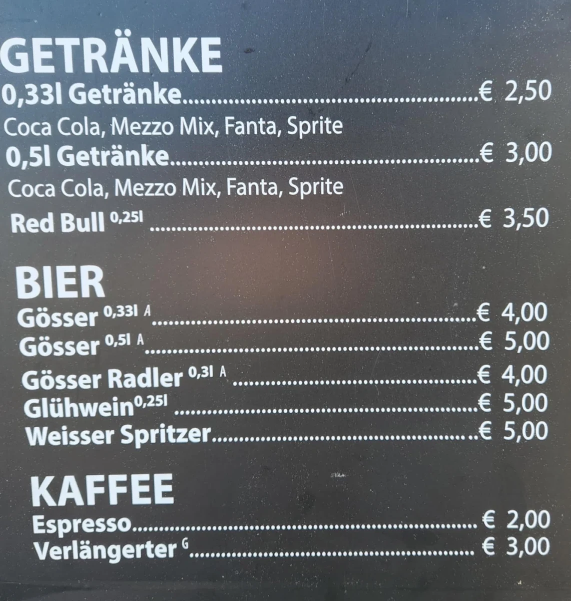 Speisekarte photo 1