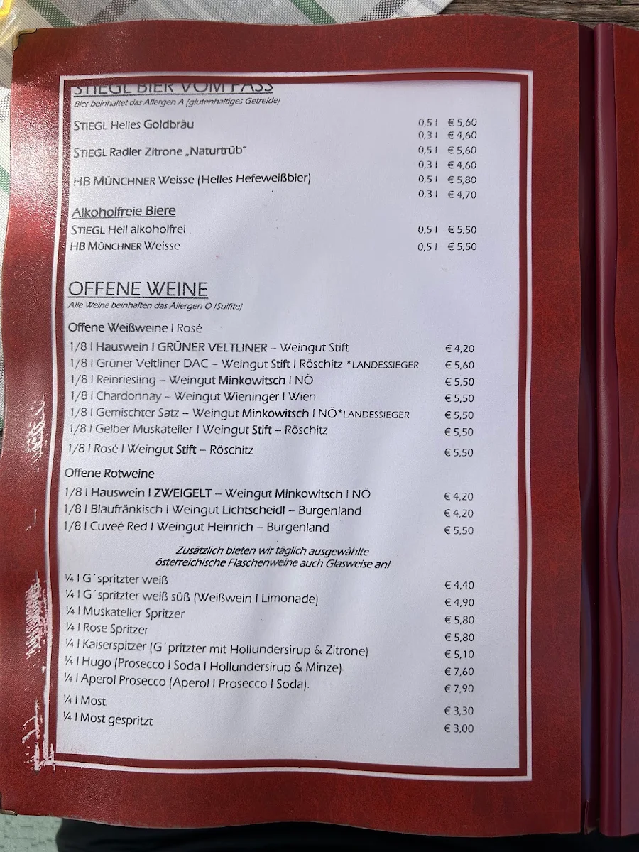 Speisekarte photo 2