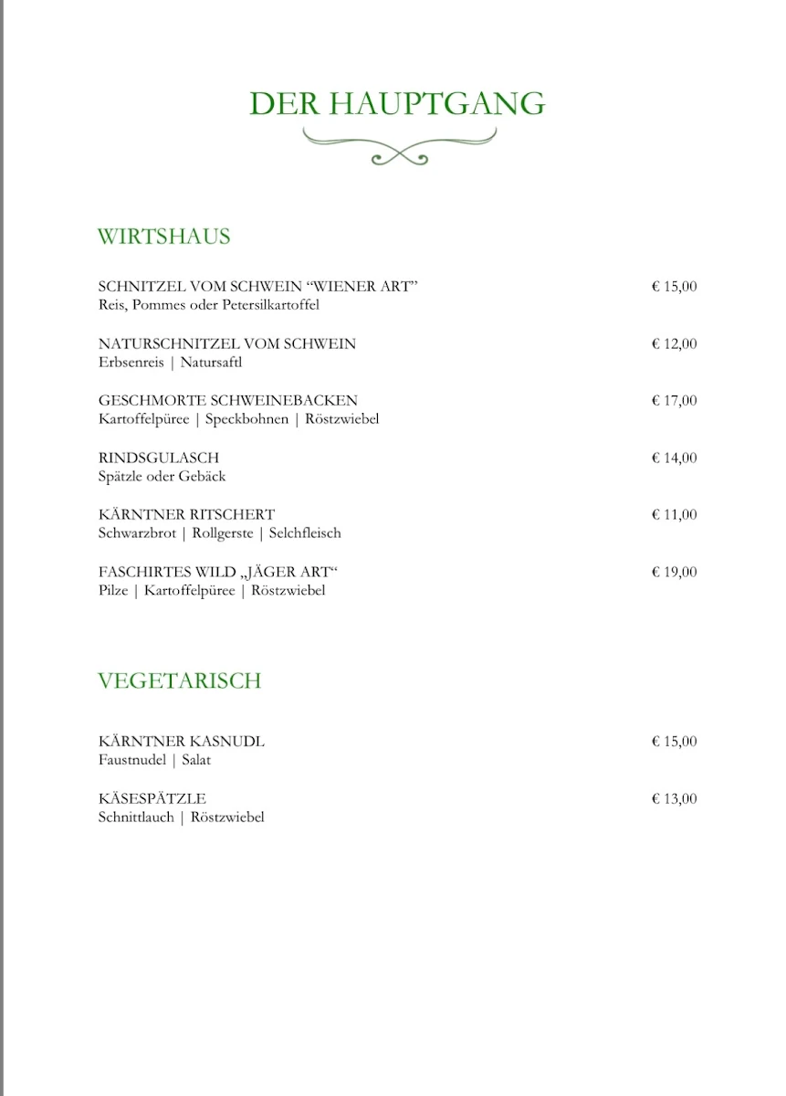 Speisekarte photo 5