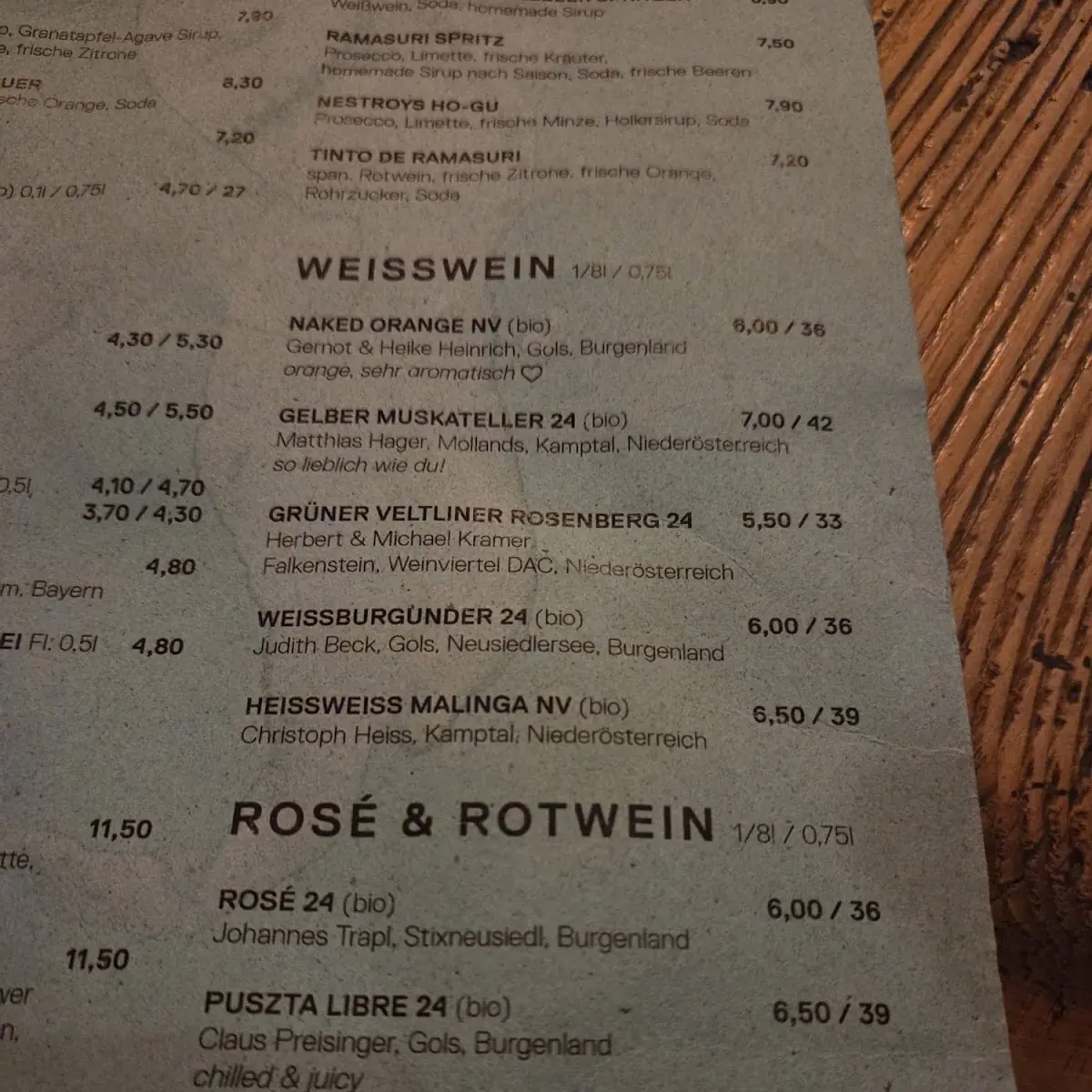 Speisekarte photo 6