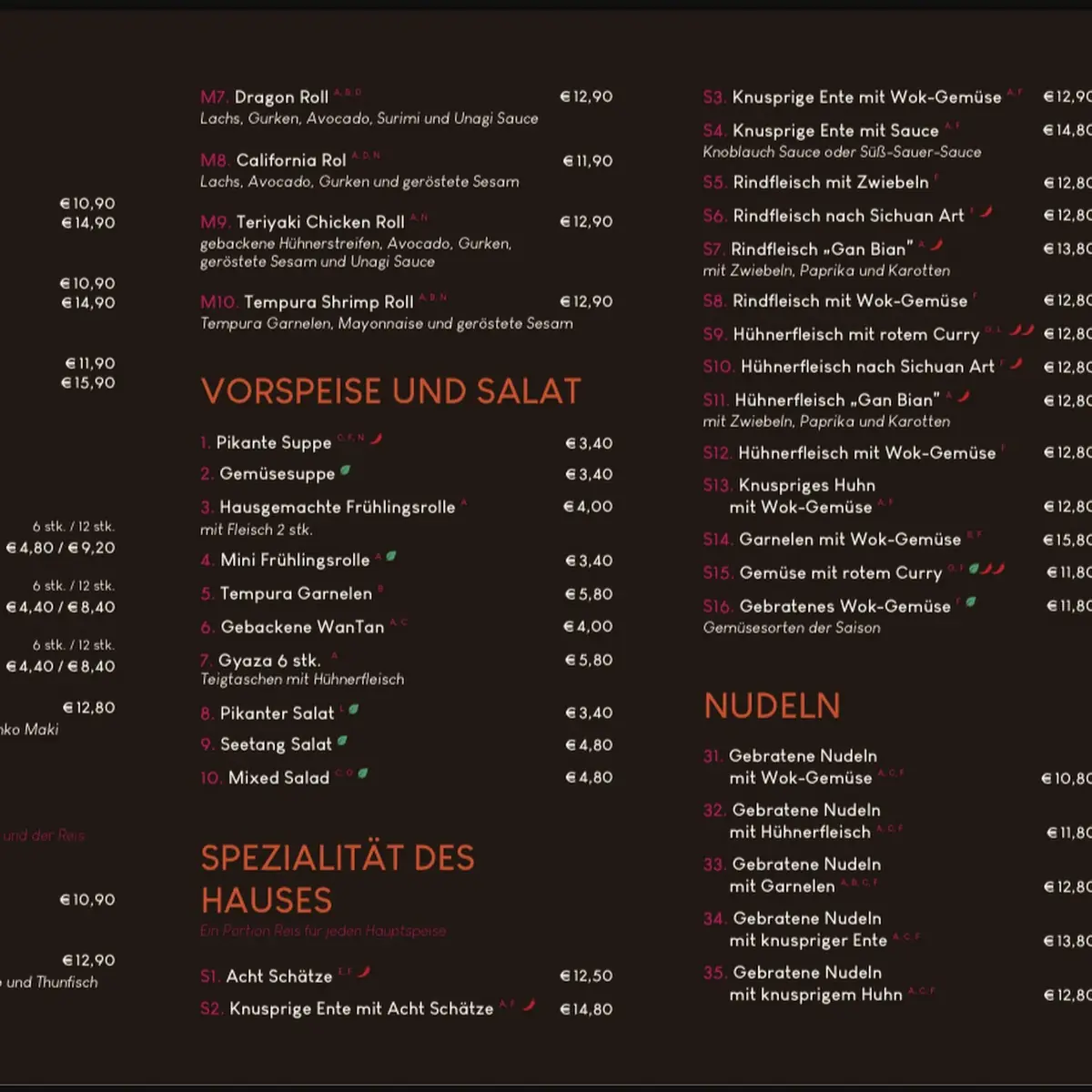 Speisekarte photo 2