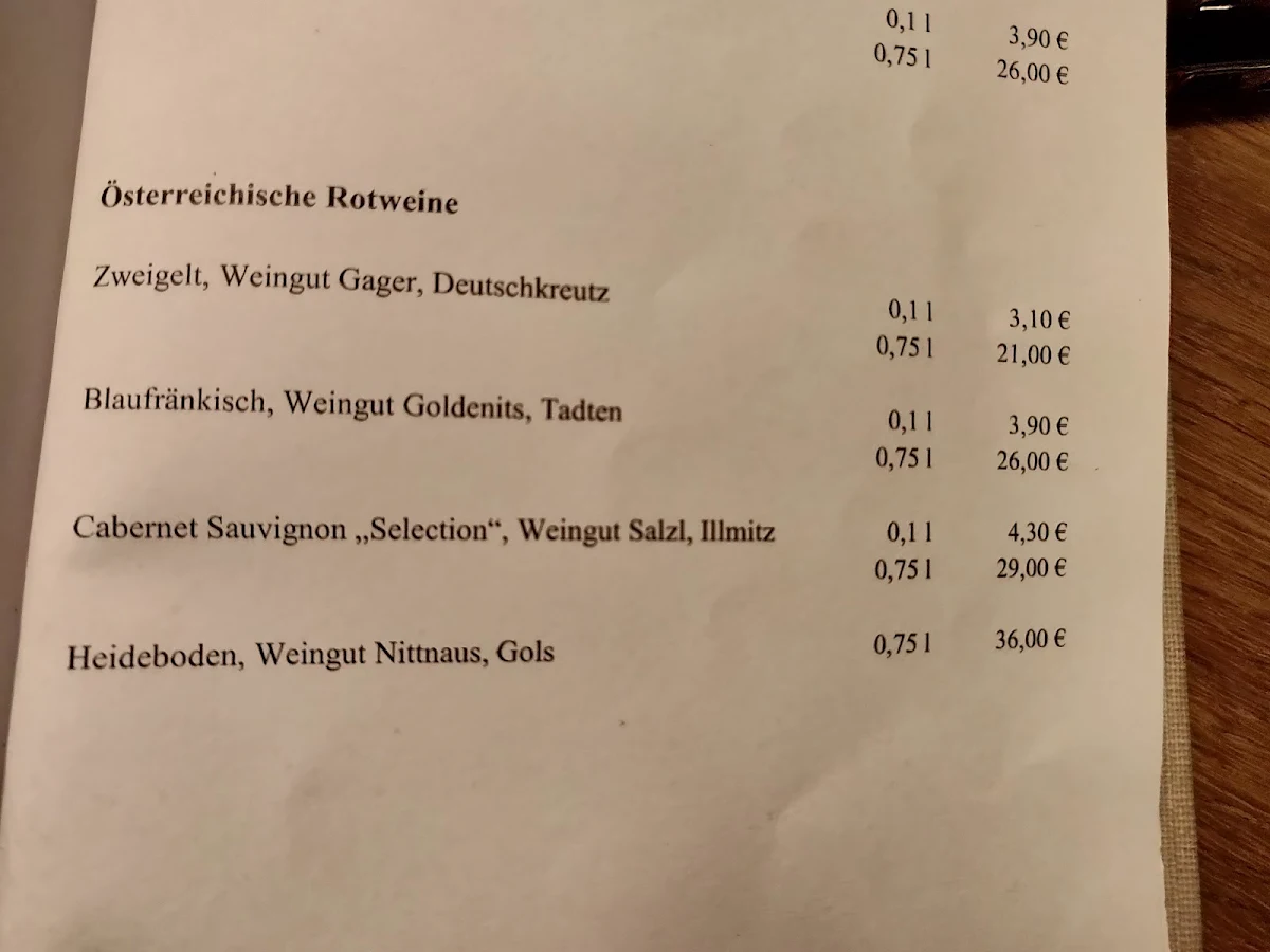 Speisekarte photo 9