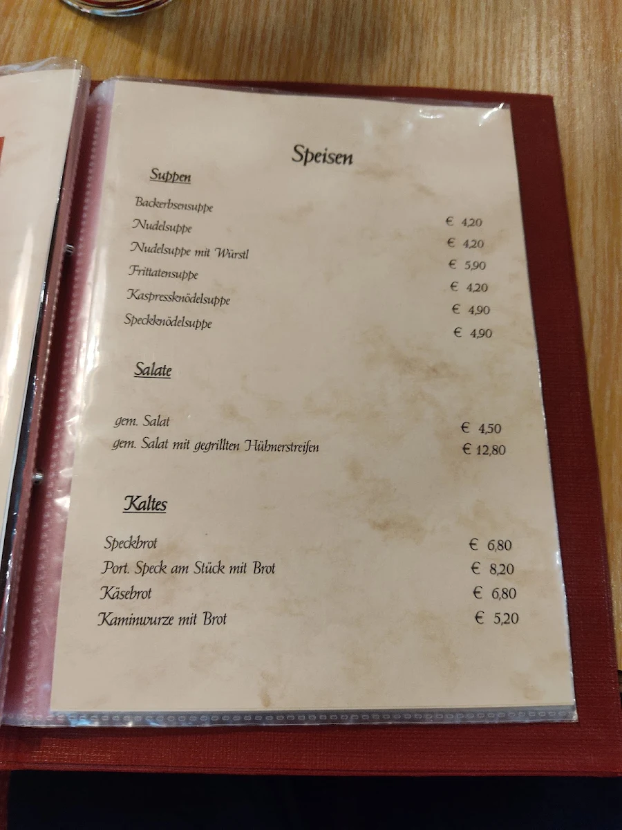 Speisekarte photo 4