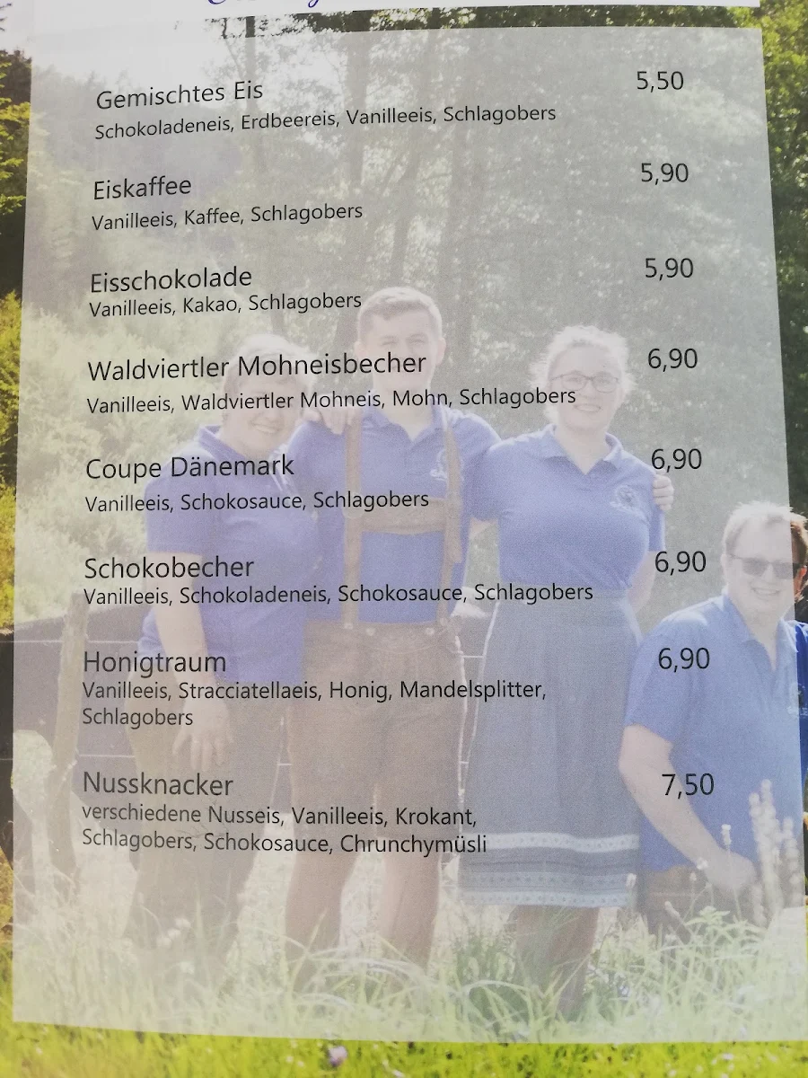 Speisekarte, Gallien - Gallien Bräu