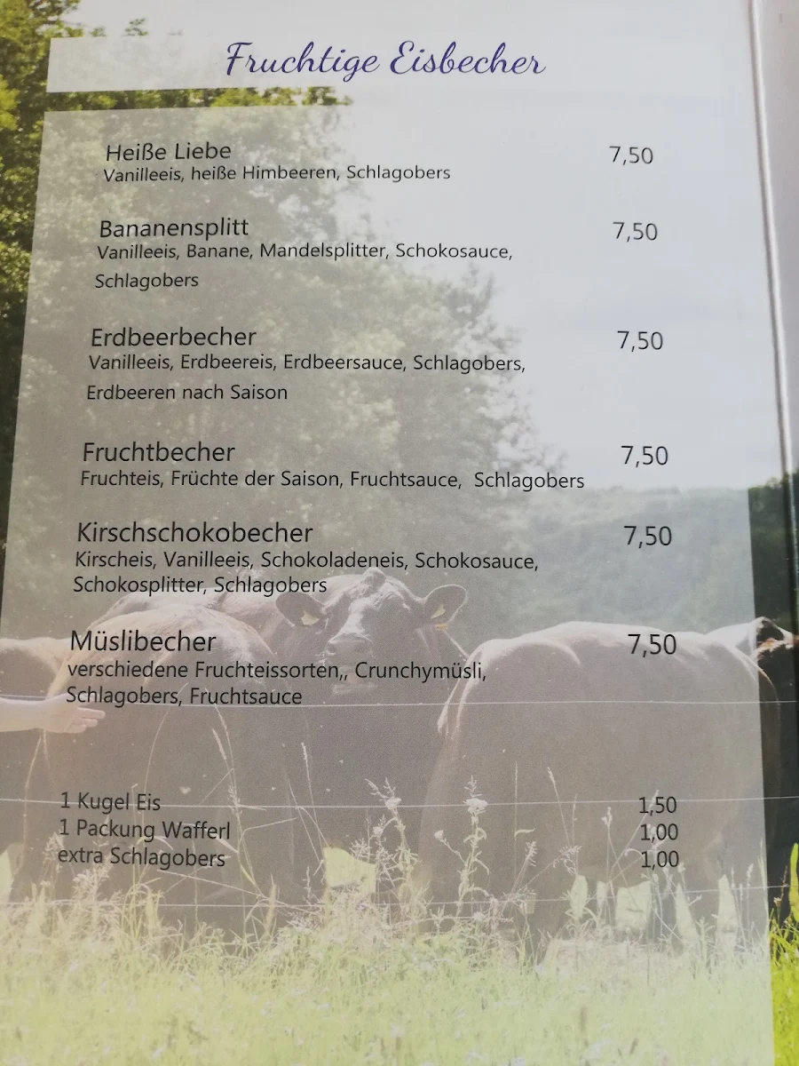 Speisekarte, Gallien - Gallien Bräu