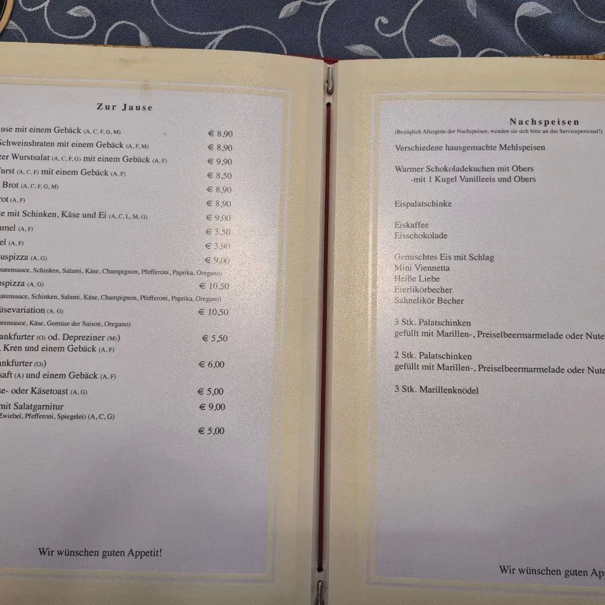 Speisekarte photo 2