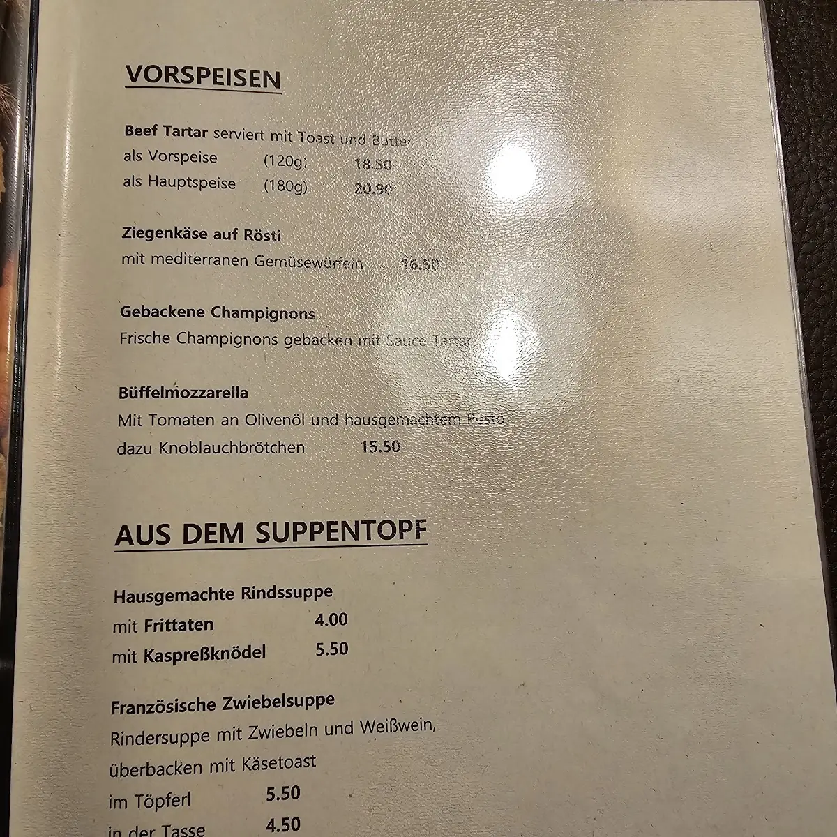 Speisekarte photo 3