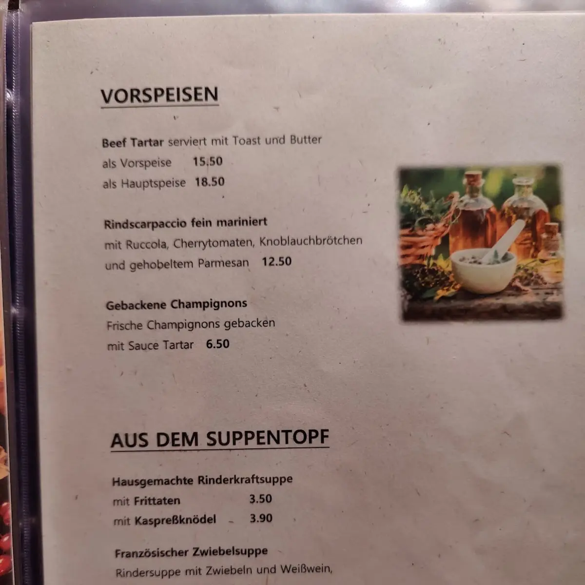 Speisekarte photo 8
