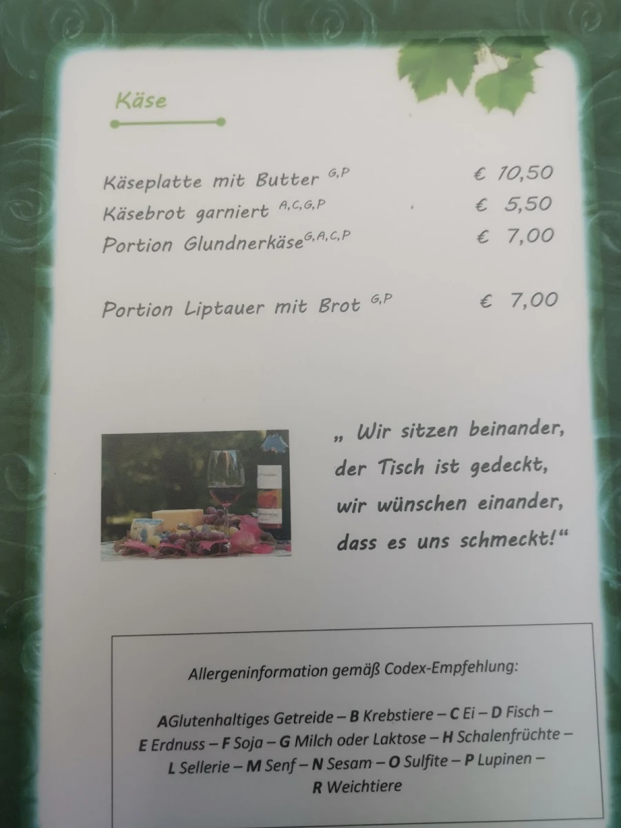 Speisekarte photo 3