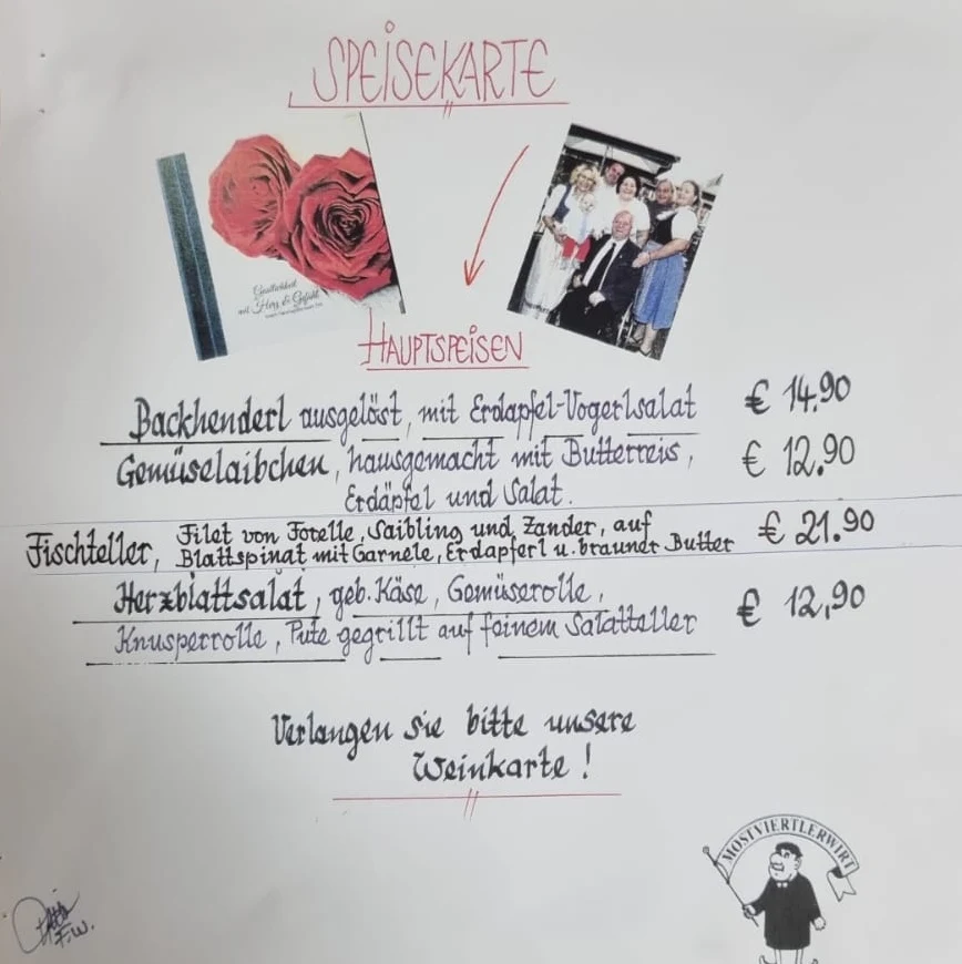 Speisekarte photo 6
