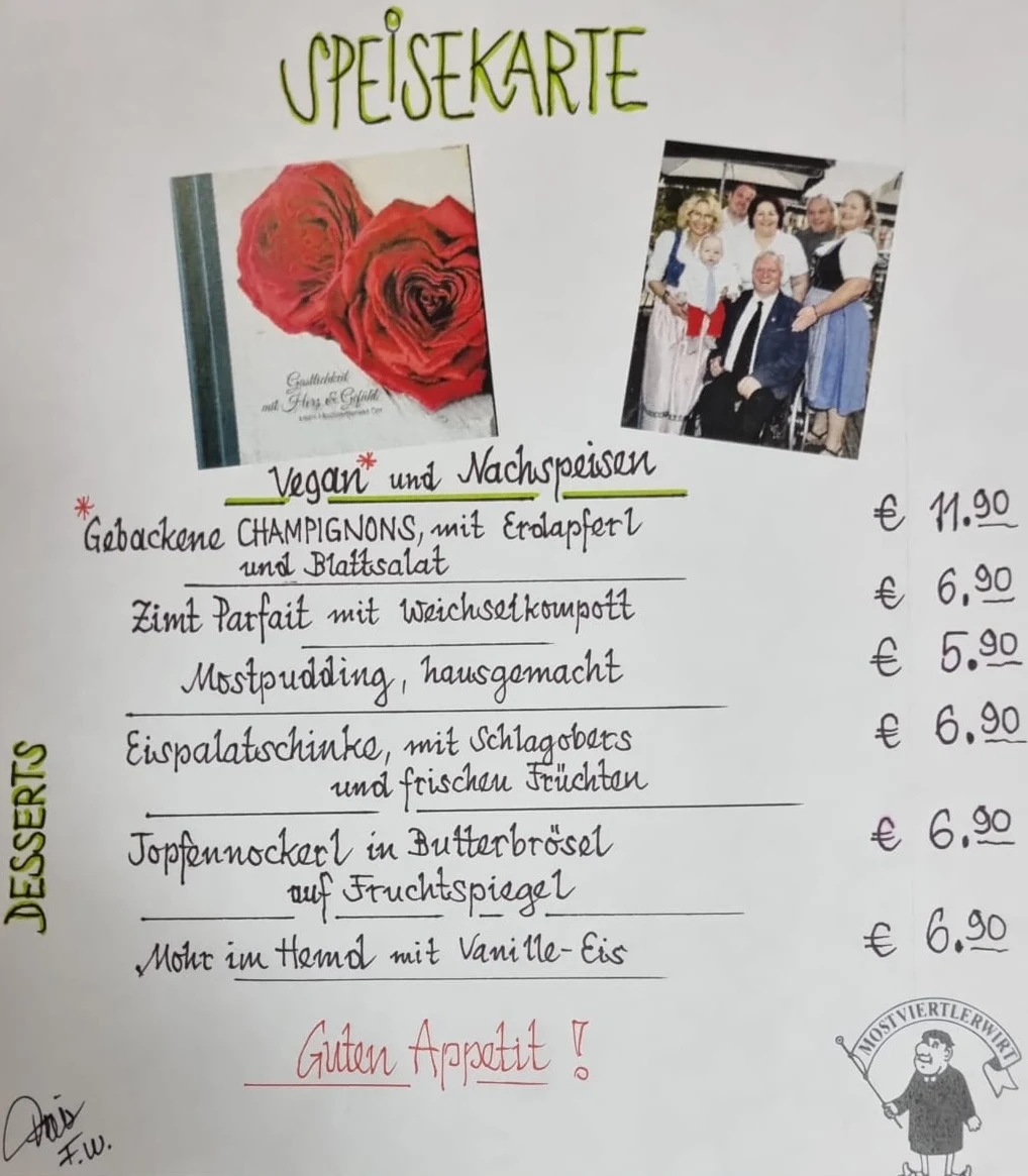 Speisekarte photo 9