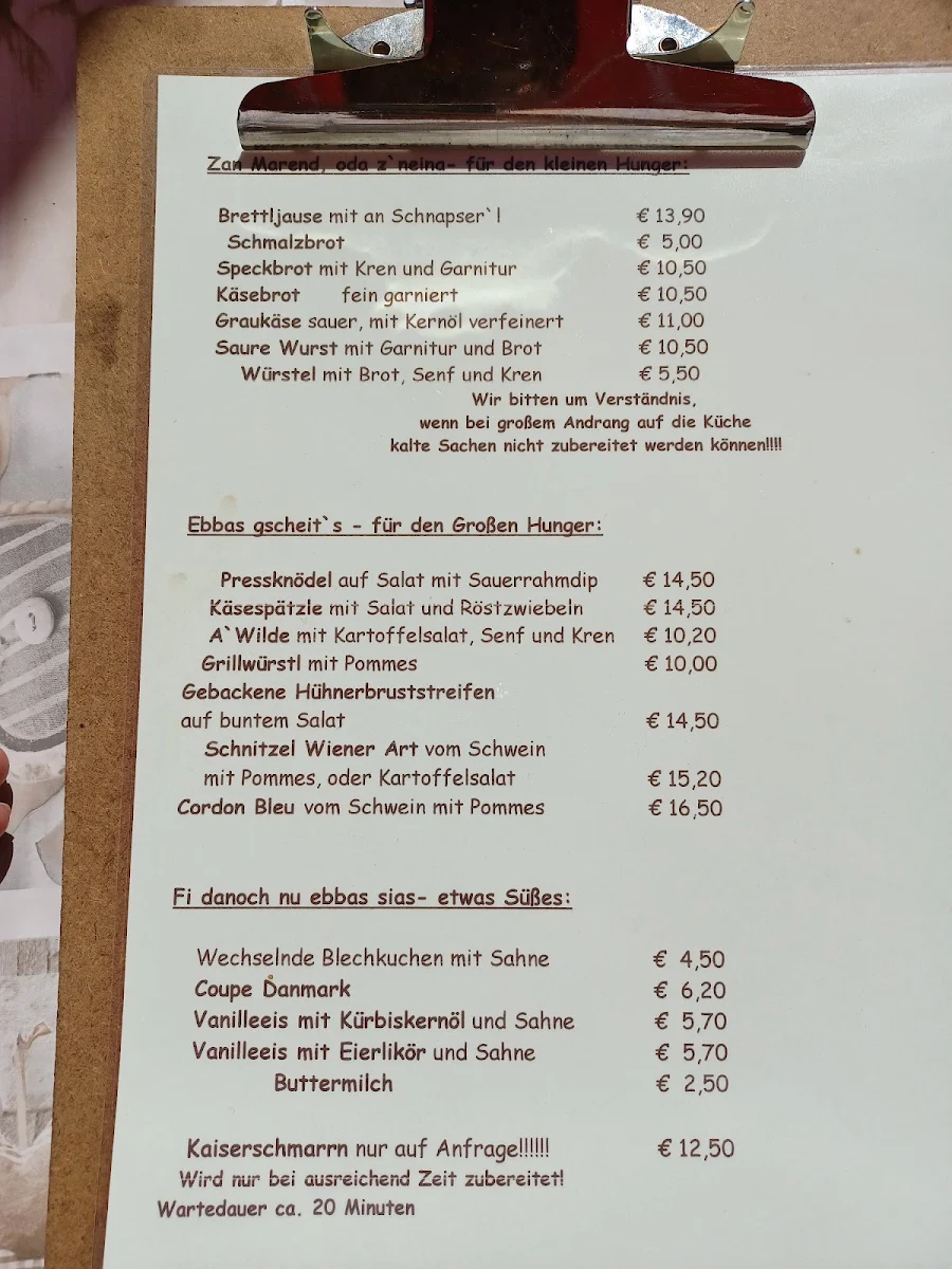 Speisekarte photo 4