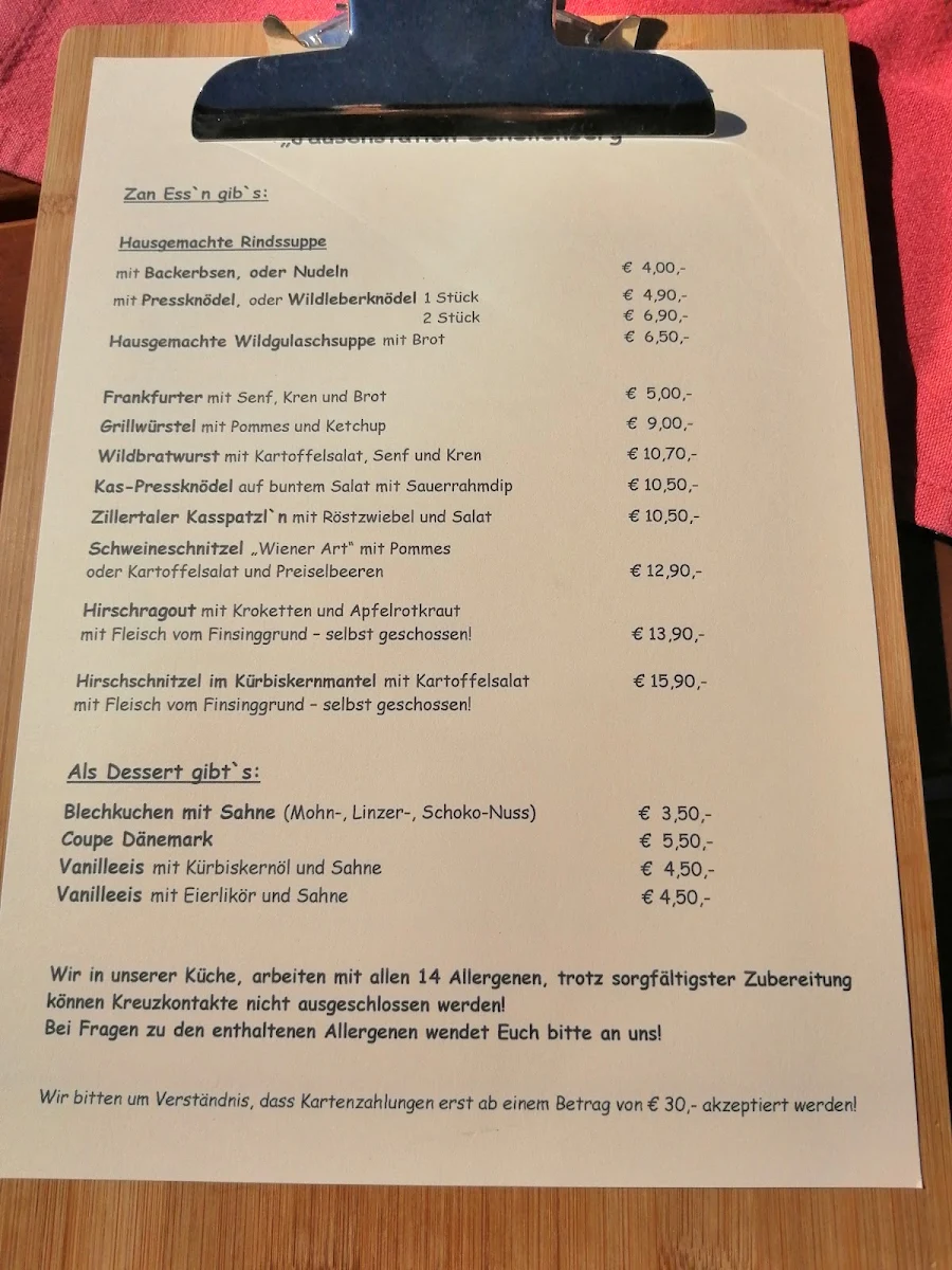 Speisekarte photo 6