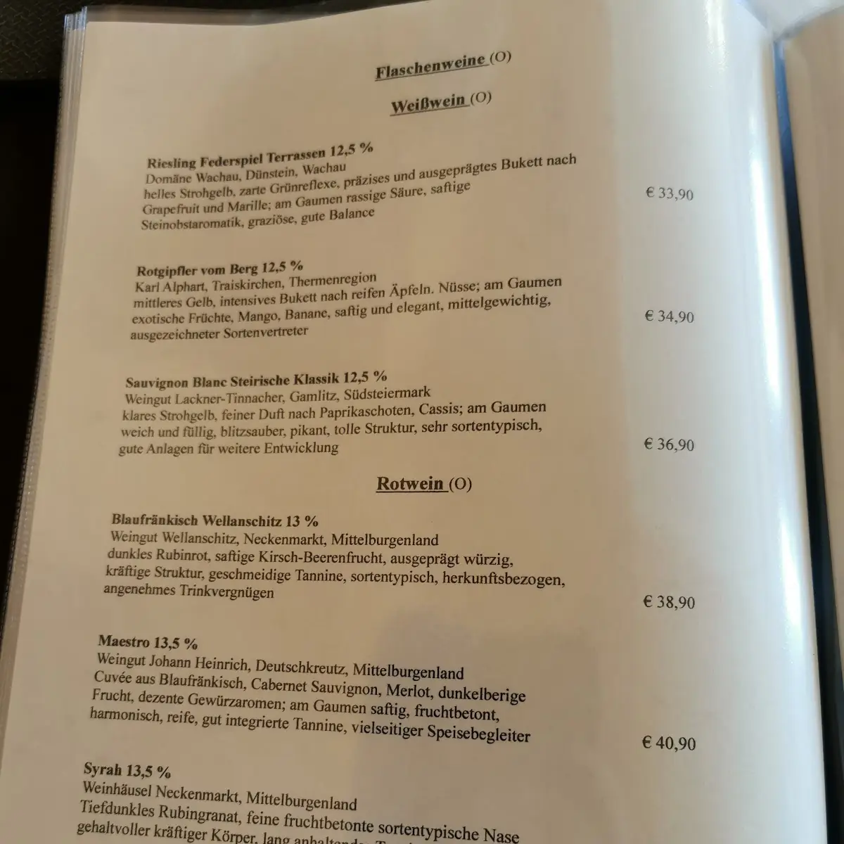Speisekarte photo 6