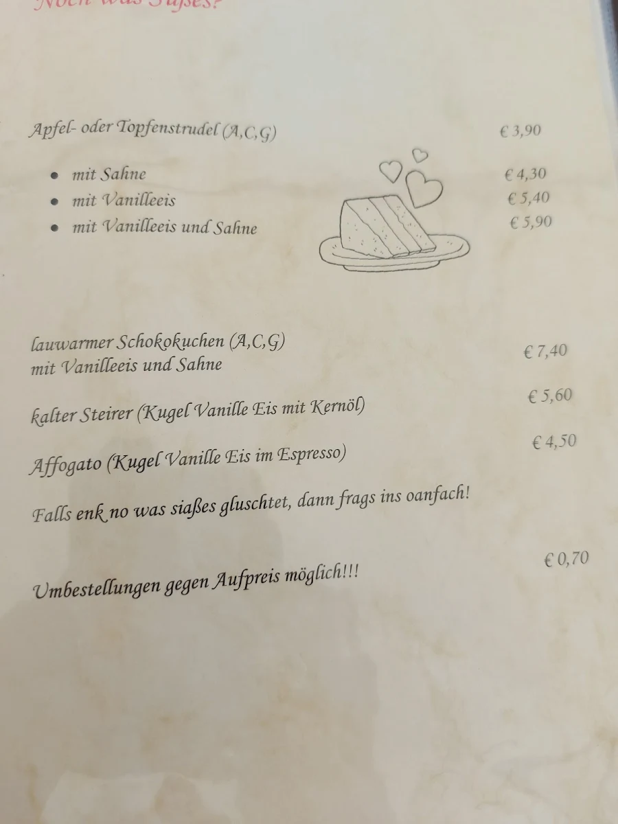 Speisekarte photo 1