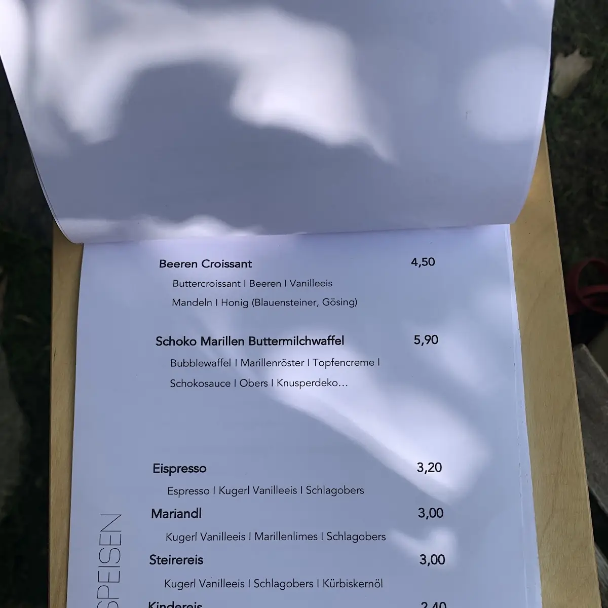 Speisekarte photo 6